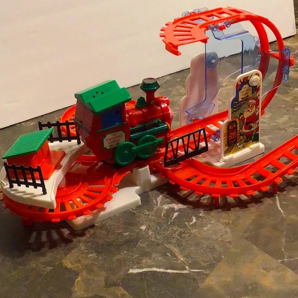 VINTAGE KURT ADLER NORTH POLE EXPRESS TRAIN WITH SOUND